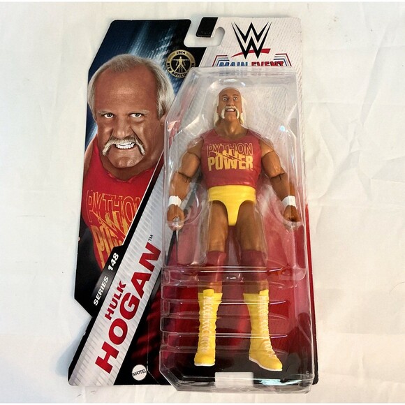 HULK HOGAN WWE Main Event Series 148 Wrestling Action Figure Mattel NEW - Picture 2 of 3